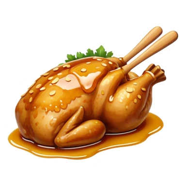 Honey garlic chicken sticker