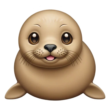 Cute but weird seal sticker