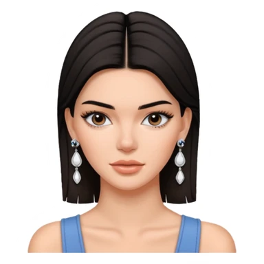 kendall jenner with earrings sticker