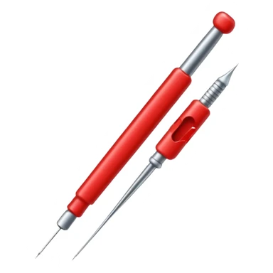 Sewing Needle  with a thread  sticker