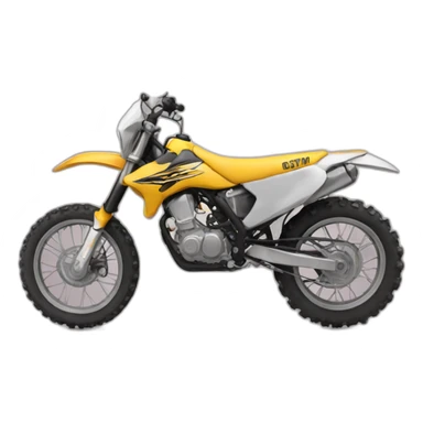 Motocross bike sticker