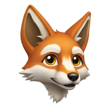 therian fox sticker