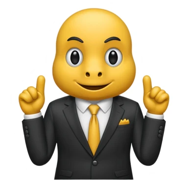 hipoptamus in suit  sticker