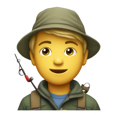 My son Easton fishing sticker