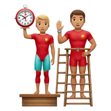 Lifeguard on watch tower sticker