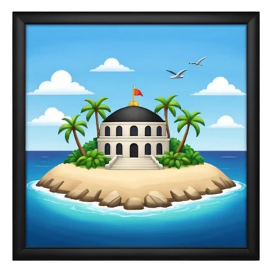 Epstein island sticker