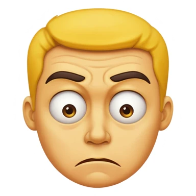 disgusted look emoji sticker