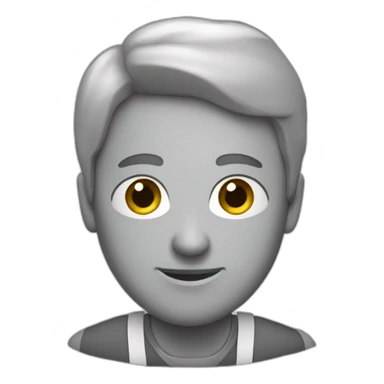 Staff gris et blanc sticker