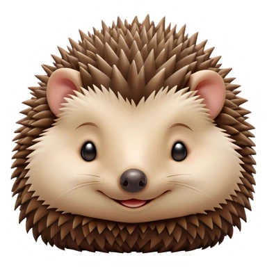 Meme-Worthy Cute Sleeping Hedgehog Portrait Emoji, Head resting peacefully with a contented smile, showcasing a delightfully compact build and a luxuriously soft brown Fur with tiny spines, eyes shut in a serene, restful nap, Simplified yet hilariously adorable features, highly detailed, glowing with a soft, drowsy light, high shine, relaxed and utterly lovable, stylized with an air of playful laziness, bright and heartwarming, soft glowing outline, capturing the essence of a comically sleepy hedgehog, so meme-worthy it feels like it could instantly become the next viral sensation of adorable slumber! sticker