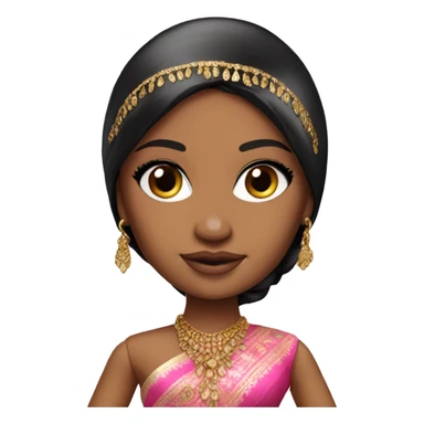 indian barbie doll sticker