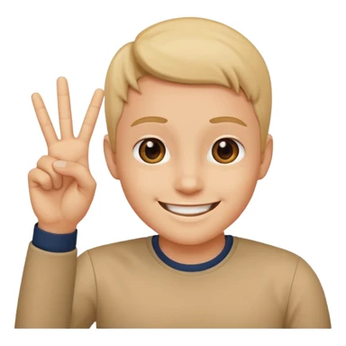 Un humain qui dit OK sticker