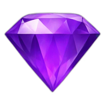 purple diamond sticker