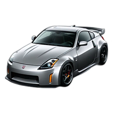 Grey nismo 350z drifting sticker
