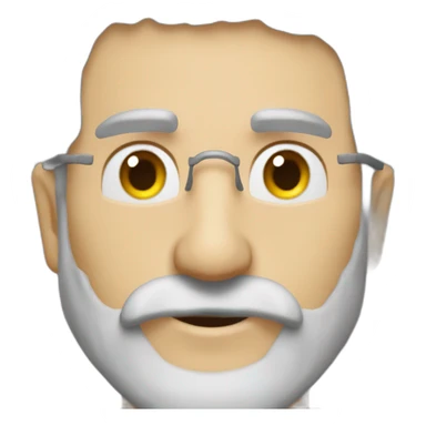 VALERY meladze singer composer mini beard Gray-haired sticker