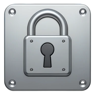 8-bit pixel lock sticker