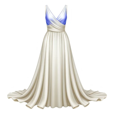 white dress sticker