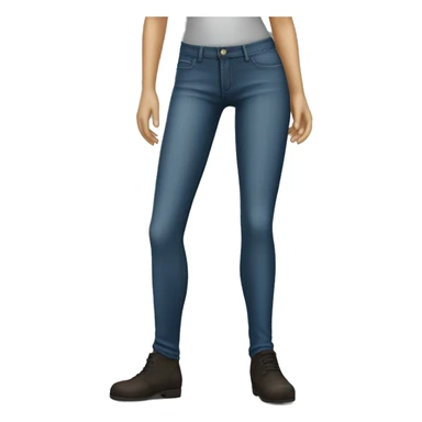 pantyhose under jeans sticker