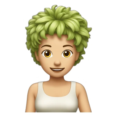 Whisky femme frisée sticker