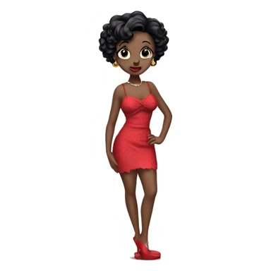 Betty boop sticker