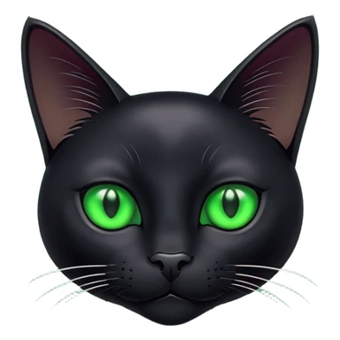Cat black sticker
