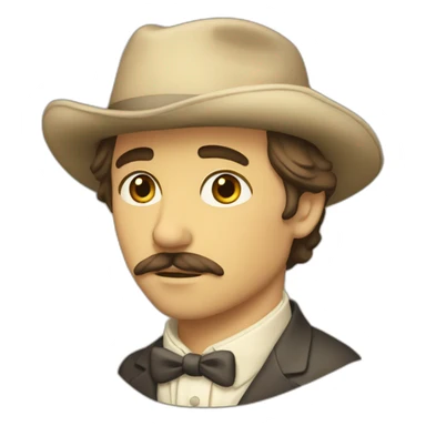 Belle-époque-guy-sad sticker