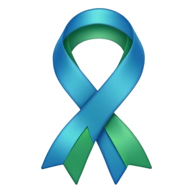 Blue and green Ribbon Badge that says RBT sticker