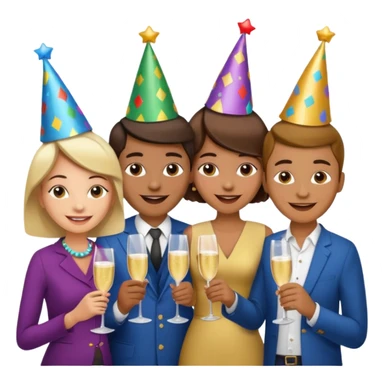 group of peoples sticker