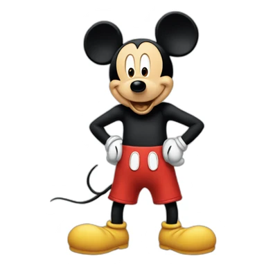 fake mickey sticker