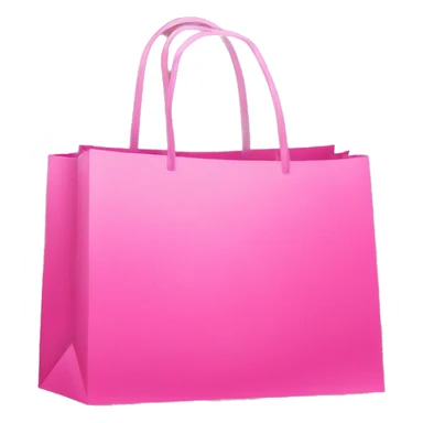 Pink shopping bags  sticker
