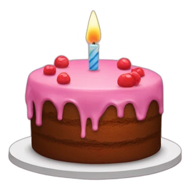 Cake with candle 29 sticker