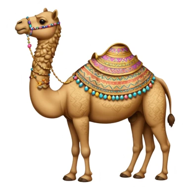 Camel wearing a dress sticker