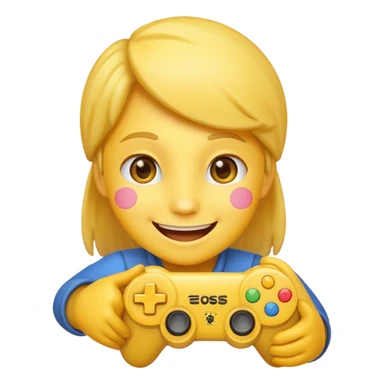 laughing gamer emoji sticker