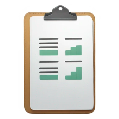 Aesthetic report icon sticker