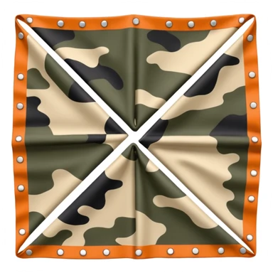 camouflage bandana sticker
