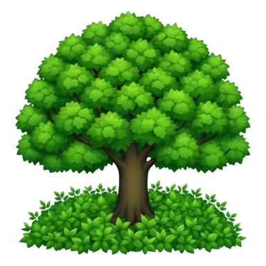 In our hometown, there’s plenty of trees sticker