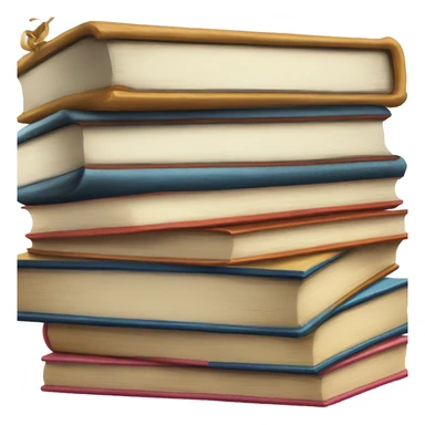 Stack of books sticker