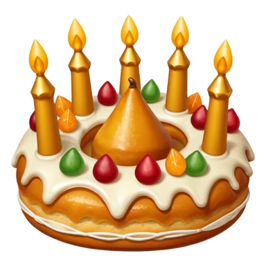 roscon de reyes DE ESPAÑA pero sin velas, sticker