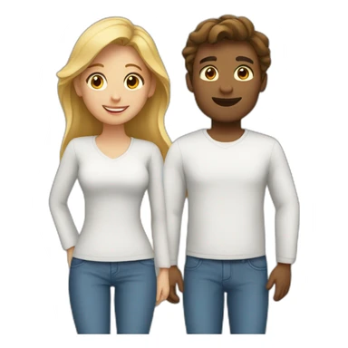 3 women and 1 man sticker