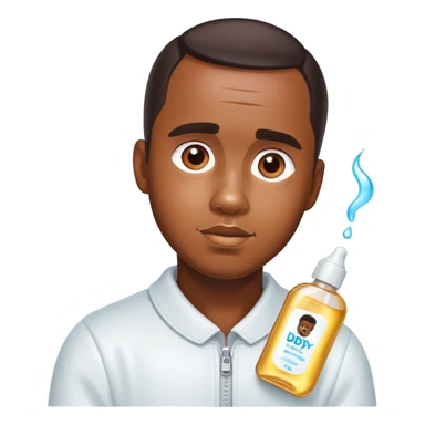 Diddy using baby oil sticker