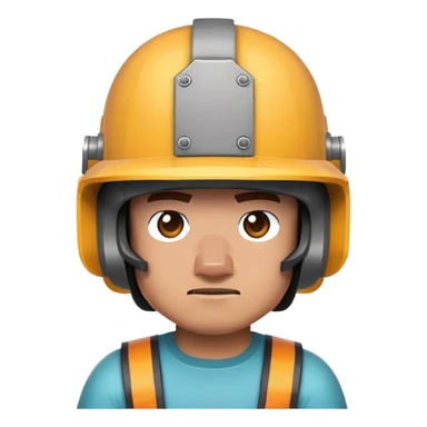 Minecraft character wearing a helmet sticker