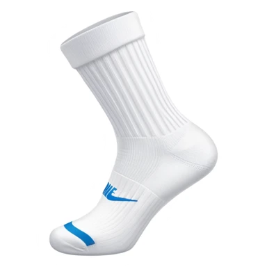 White nike socks sticker