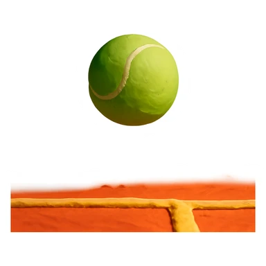 tennis ball bouncing sticker