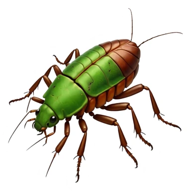 Zombie cockroach  sticker