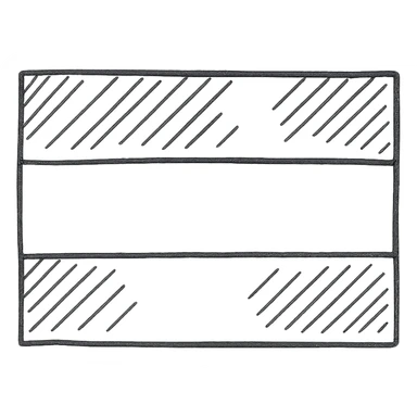 Germany FRG country flag hand drawn outlined icon sticker