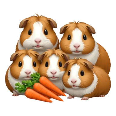 6 guinea pigs  sticker