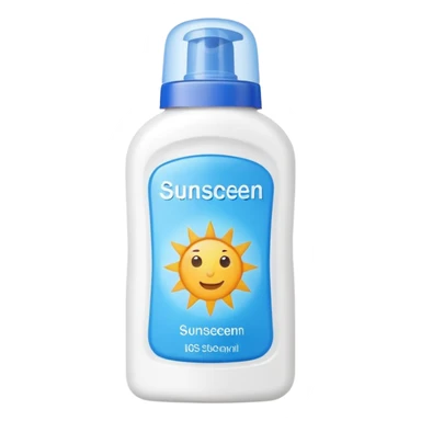 sunscreen sticker