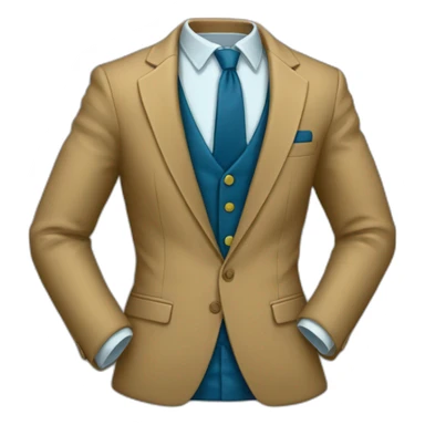 homme blazer qui souffle sticker
