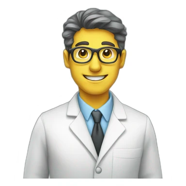 Chemist at chemical pilot plant sticker