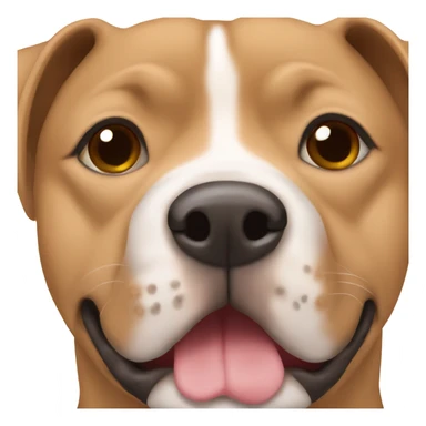 All light brown staffy sticker