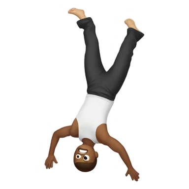 Guy backflip  sticker